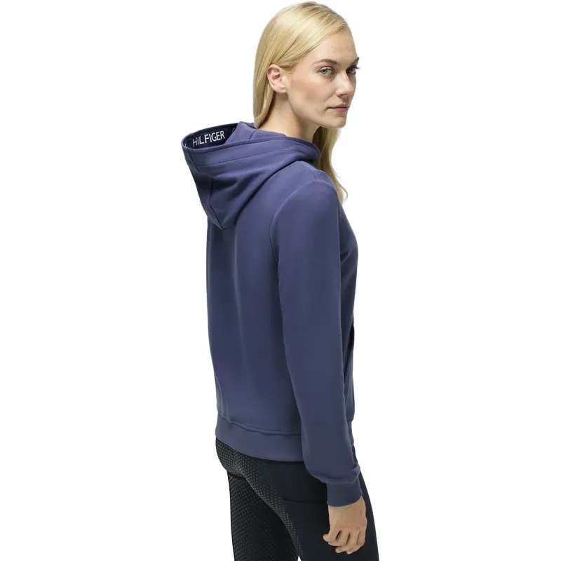 Tommy Hilfiger Beverly Womens Zip-Up Hoodie - Faded Indigo-2