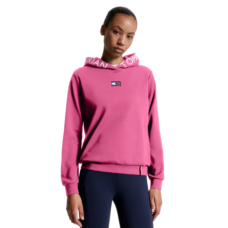 Tommy Hilfiger California Womens Logo Hoodie - Radiant Pink