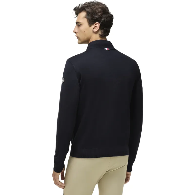 Tommy Hilfiger Irvine Mens 1/4 Zip Sweatshirt - Desert Sky-2