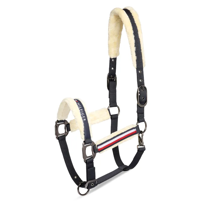 Tommy Hilfiger Kennedy Faux Fur Headcollar - Desert Sky