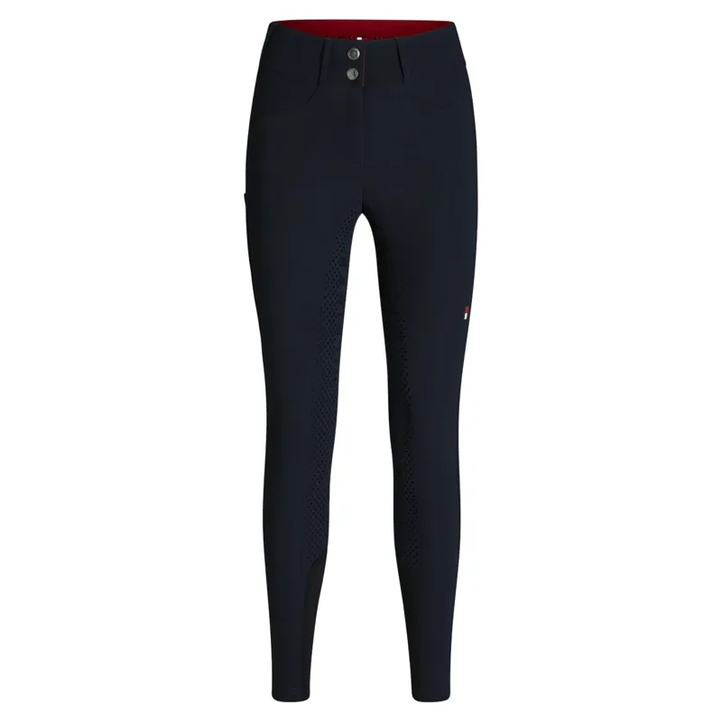 Tommy Hilfiger Lea Womens Full Grip Breeches - Dusky Blue-1