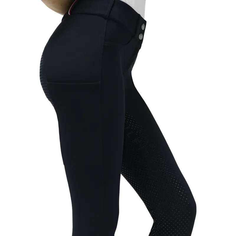 Tommy Hilfiger Lea Womens Full Grip Breeches - Dusky Blue-6
