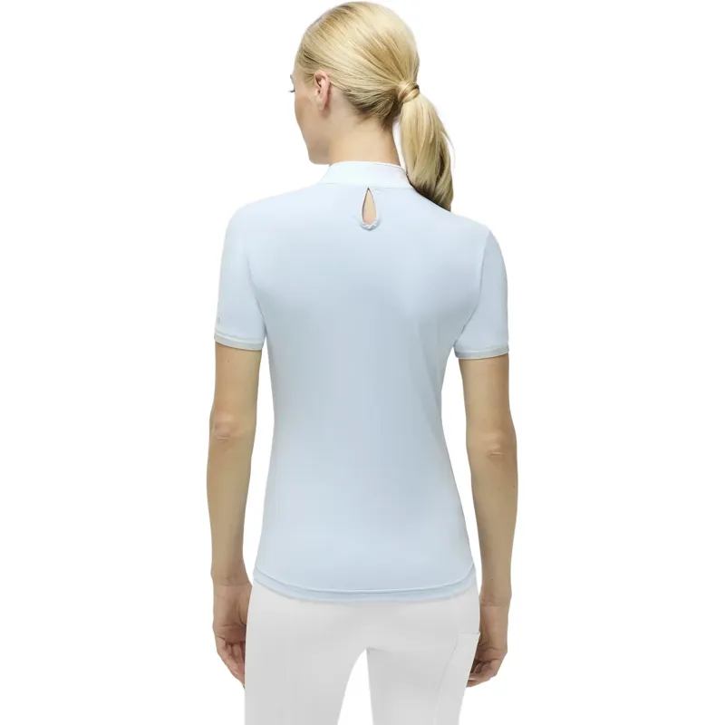 Tommy Hilfiger Linsay Womens Short Sleeve Show Shirt - Sweet Blue-1