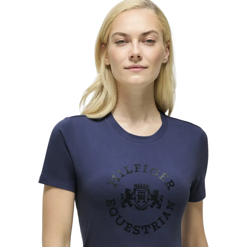Tommy Hilfiger Pasadena Womens T-Shirt - Faded Indigo-3