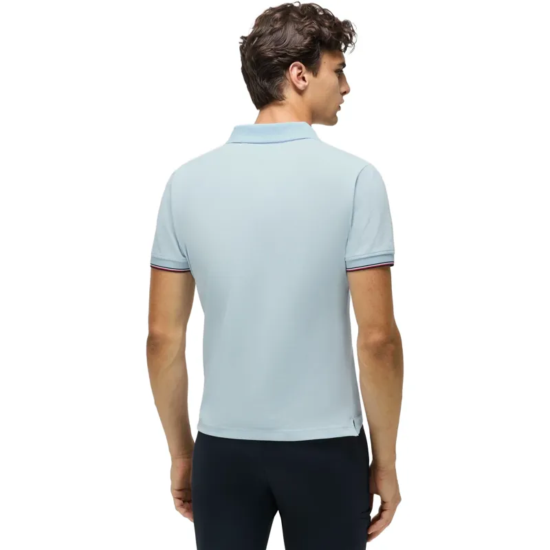 Tommy Hilfiger Pique Mens Polo Shirt - Sweet Blue-2