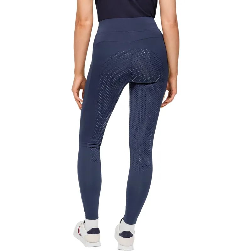 Tommy Hilfiger Amber Full Grip Womens Riding Tights - Faded Indigo-1