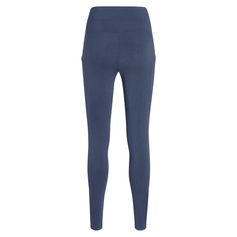 Tommy Hilfiger Amber Full Grip Womens Riding Tights - Faded Indigo-3