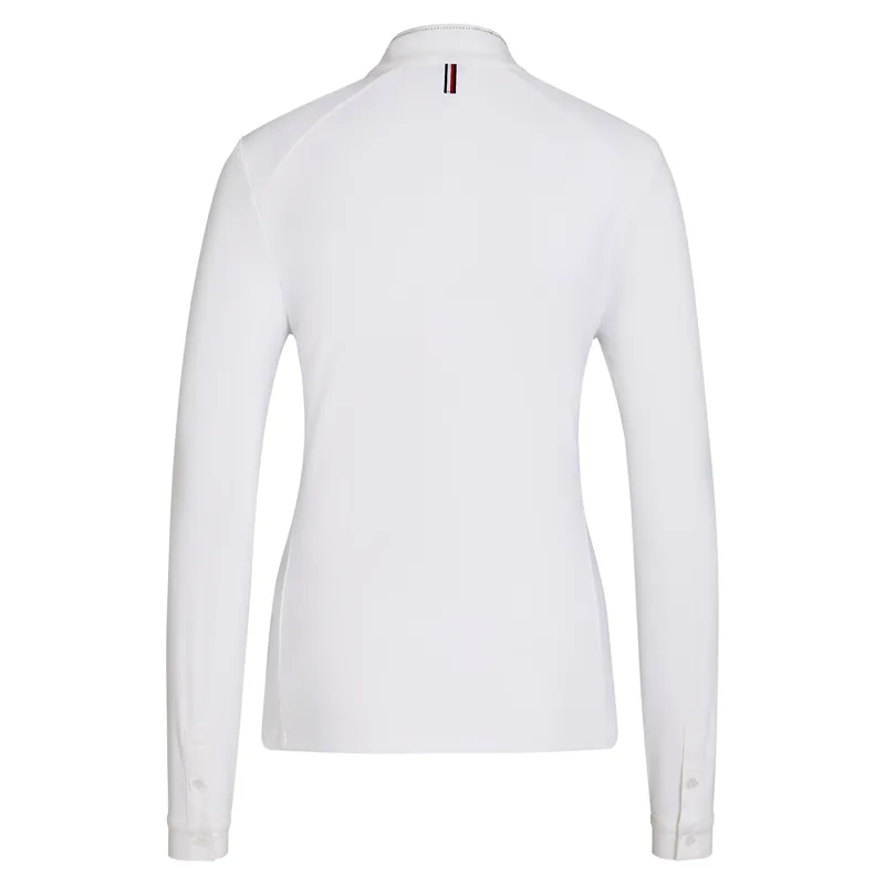 Tommy Hilfiger Taylor Womens Rhinestone Show Shirt - Optic White-3