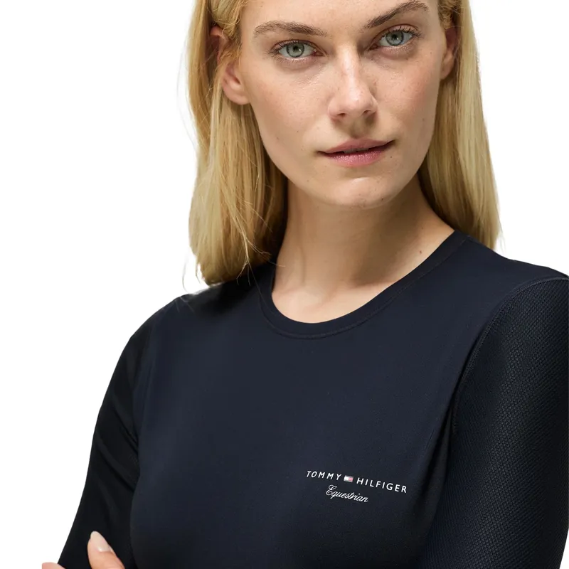 Tommy Hilfiger Adel Sunguard Womens Training Top - Desert Sky-3