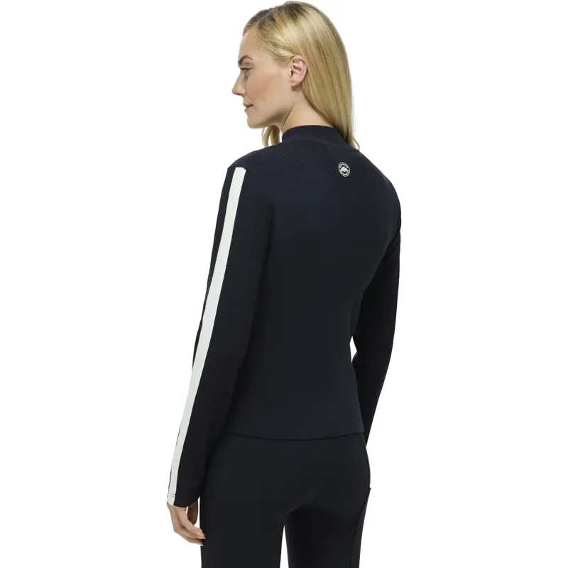Tommy Hilfiger Mirada Womens Zip-Up Knit Sweatshirt - Desert Sky-1