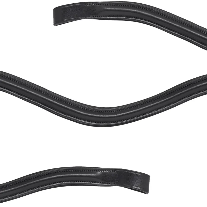Equiline BB0426 U Shaped Browband - Black-1