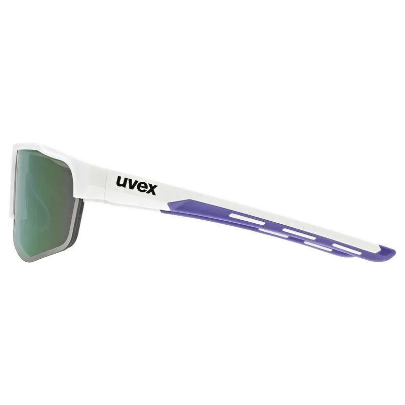 Uvex Axos Set Sunglasses - Matt White/Mirror Purple-4