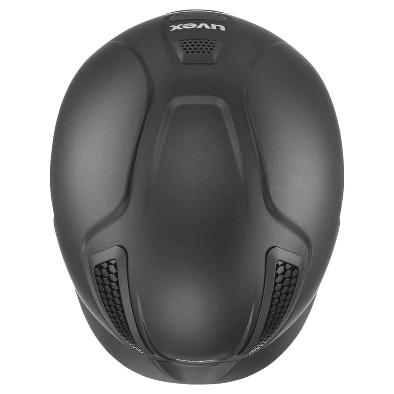 Uvex Perfexxion III Riding Hat - Black Matt-1