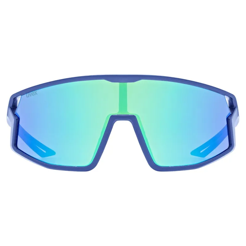 Uvex Skyryse Junior Sunglasses - Matt Blue/Mirror Green-3