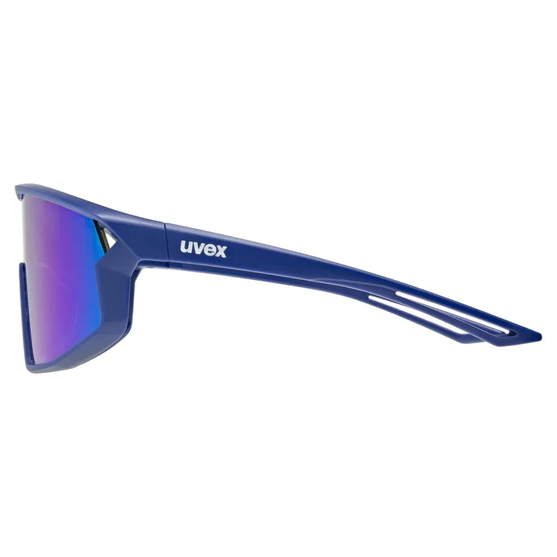 Uvex Skyryse Junior Sunglasses - Matt Blue/Mirror Green-6