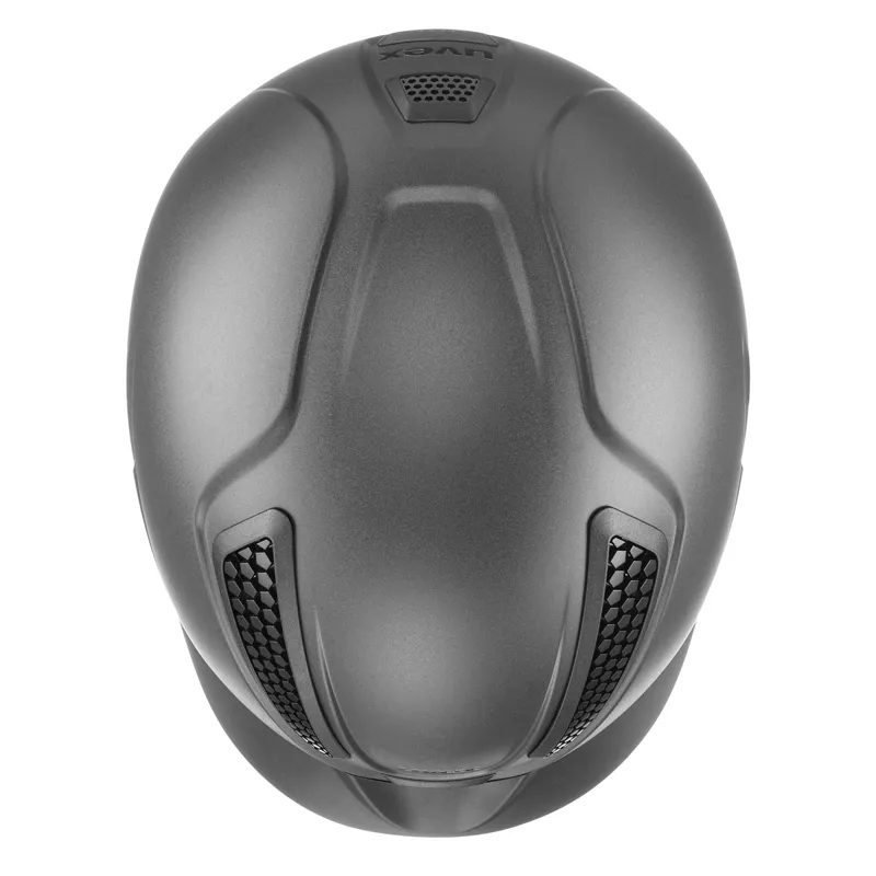Uvex Perfexxion II Riding Hat - Anthracite Matt-1