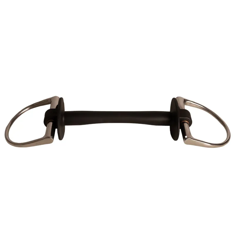Velari Mullen Mouth Soft Flex Soft Eggbutt Snaffle Bit 
