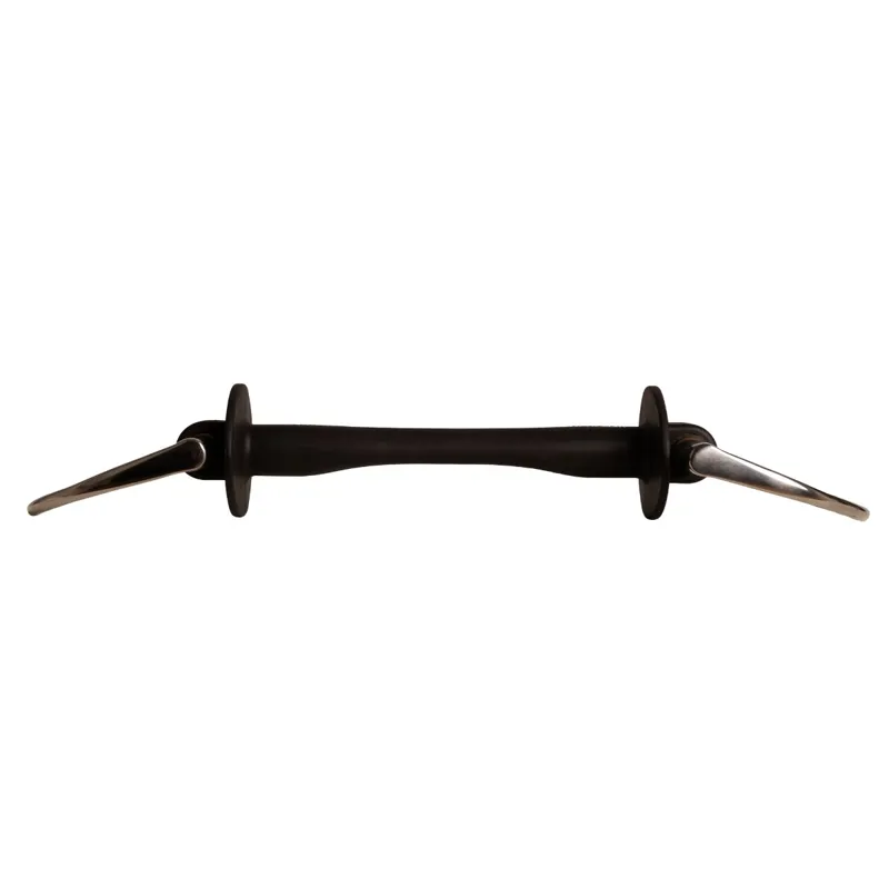 Velari Mullen Mouth Soft Flex Soft Eggbutt Snaffle Bit -2