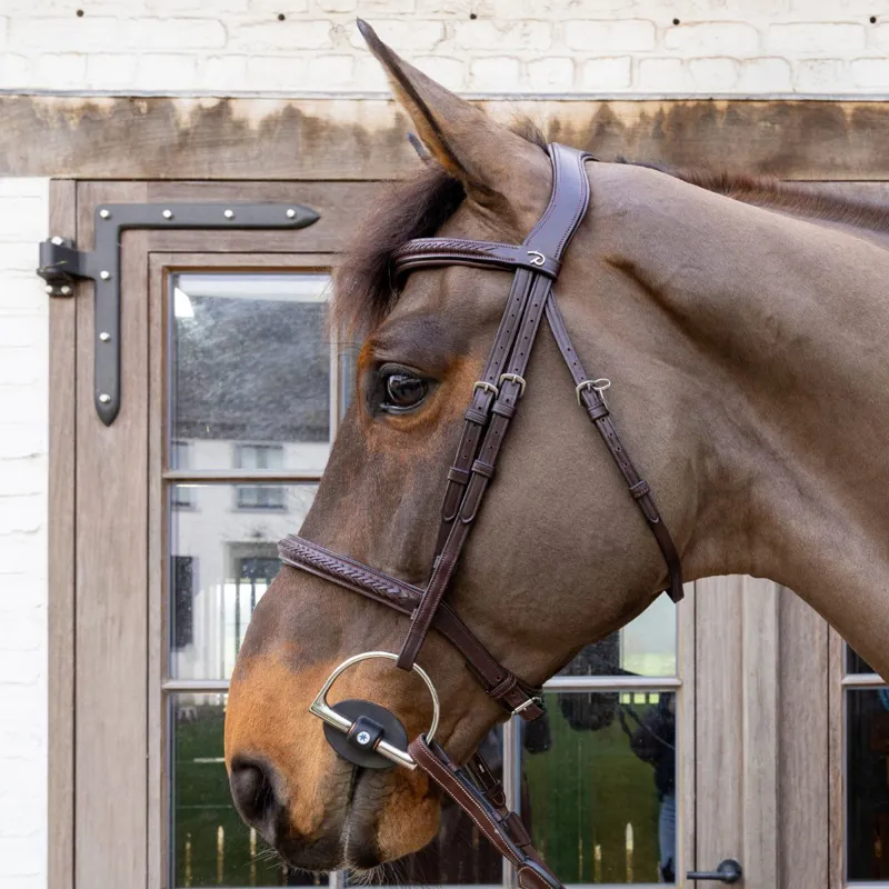 Velari Mullen Mouth Soft Flex Soft Eggbutt Snaffle Bit -1