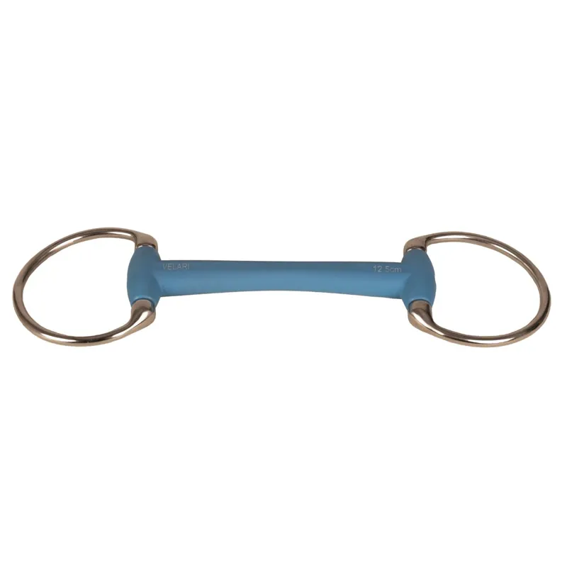 Velari Flex Medium Straight Bar Eggbutt Snaffle Bit