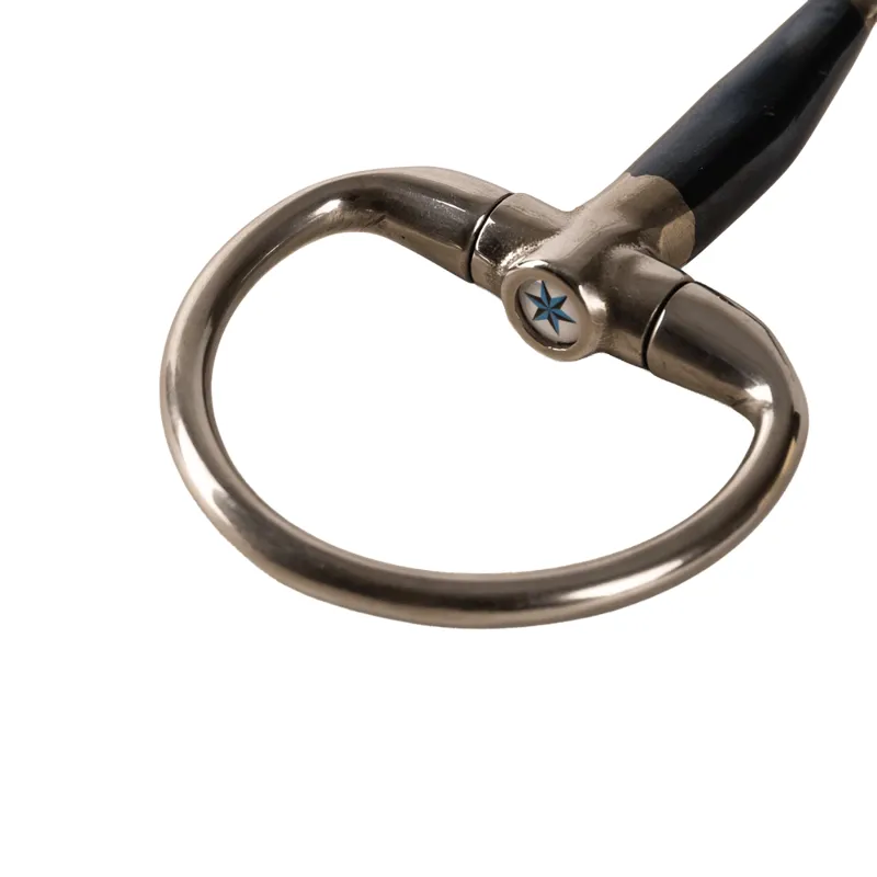 Velari Sweet Iron Double Jointed Eggbutt Snaffle Bit-2