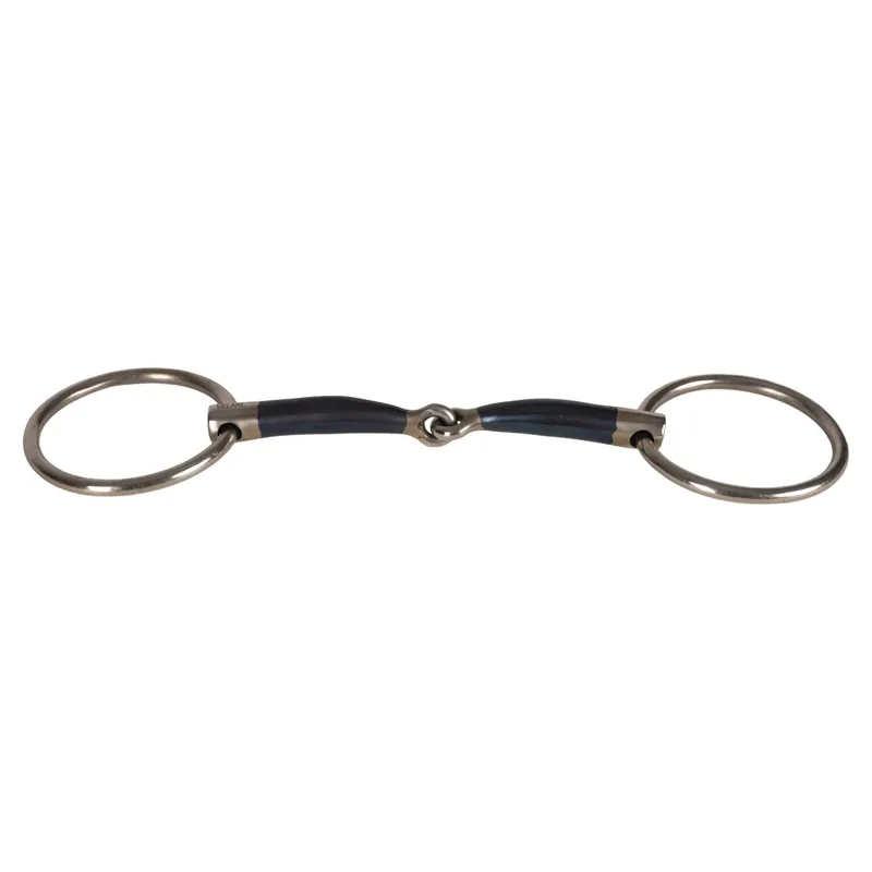 Velari Sweet Iron Single Jointed Loose Ring Snaffle Bit 