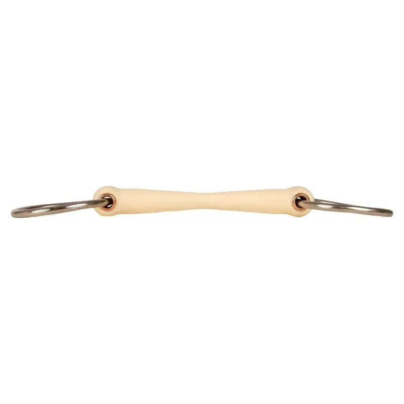 Velari Mullen Mouth Flex Soft Loose Ring Snaffle Bit-1
