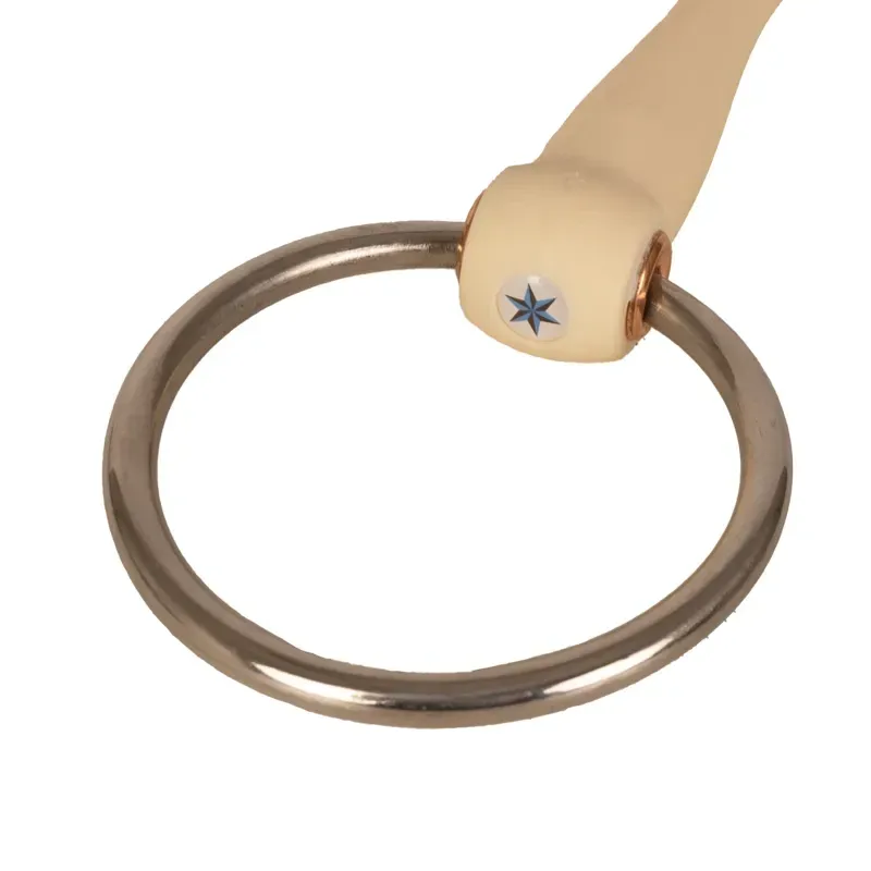 Velari Mullen Mouth Flex Soft Loose Ring Snaffle Bit-4