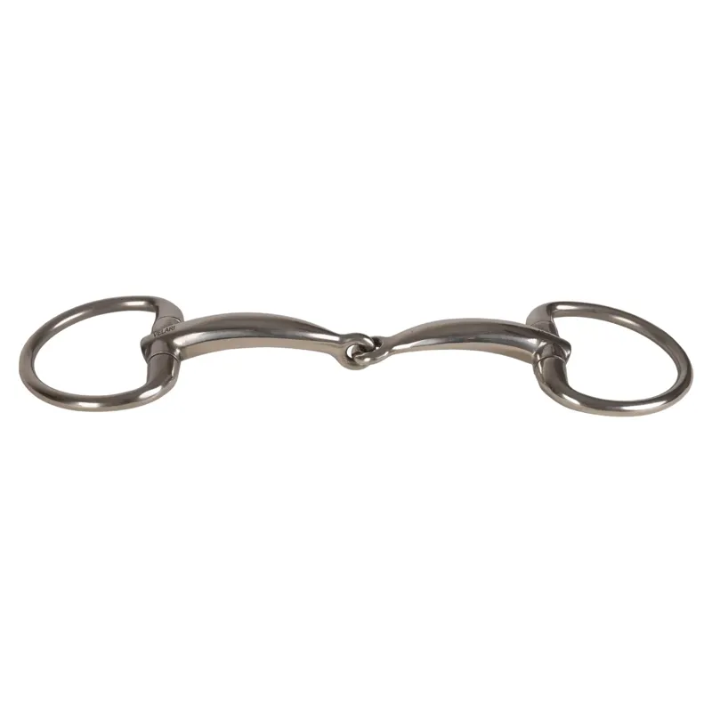 Velari Stainless Steel Single Jointed Eggbutt Snaffle Bit