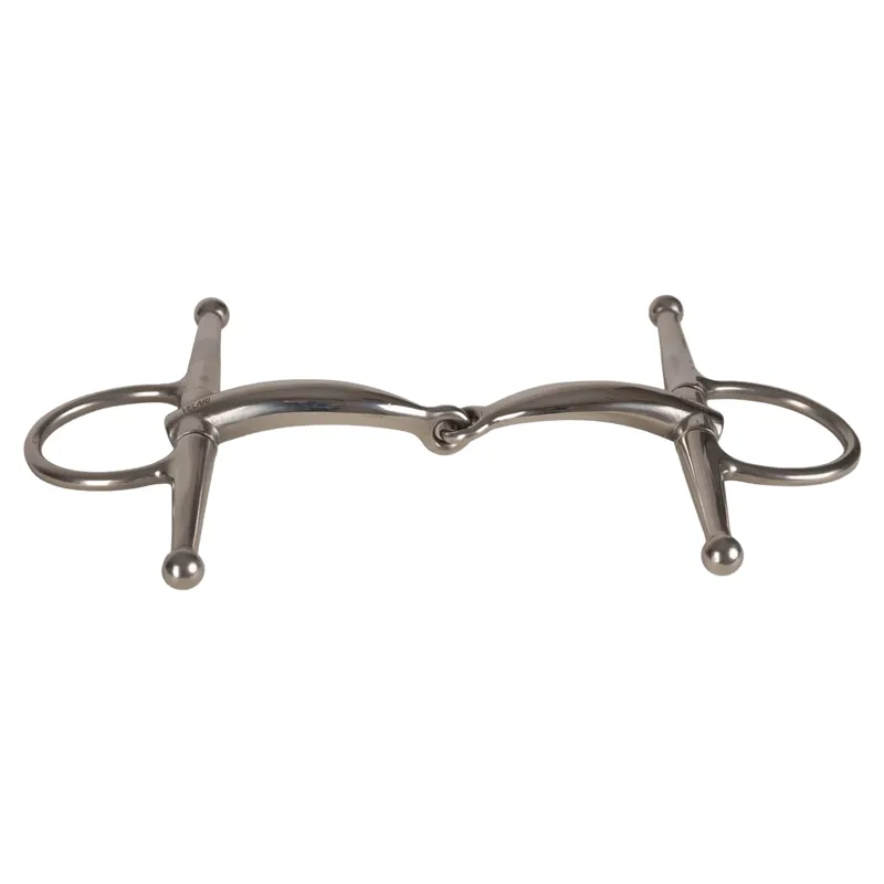 Velari Stainless Steel Single Jointed Full Cheek Snaffle Bit
