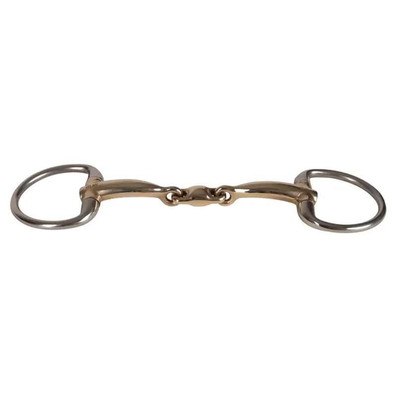 Velari Sweet Copper Double Jointed Eggbutt Snaffle Bit