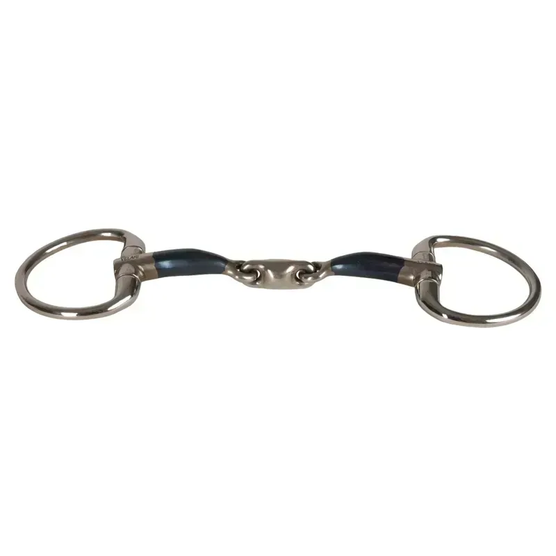 Velari Sweet Iron Double Jointed Eggbutt Snaffle Bit