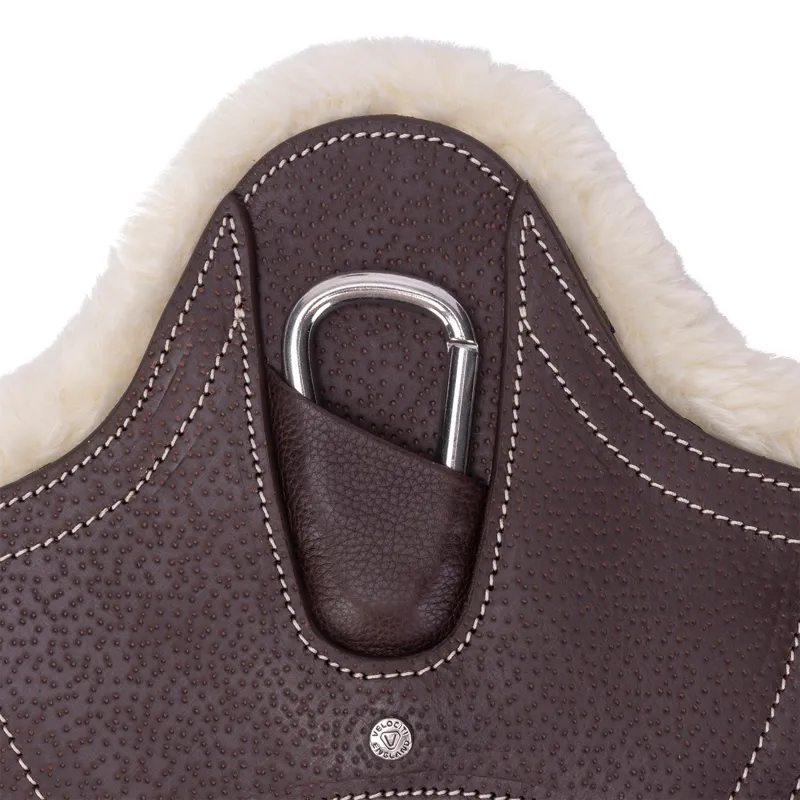 Velociti Lusso Elite Dressage Girth - Havana-1
