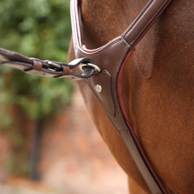 Velociti Lusso Opus Close Contact Breastplate  - Brown-2