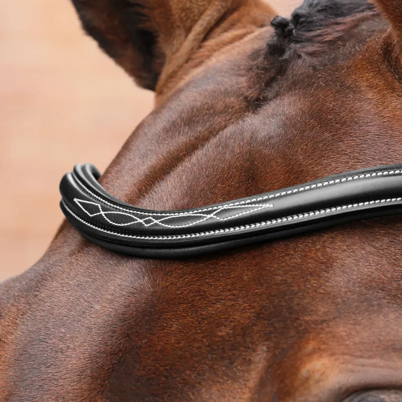 Velociti Lusso Opus 180M Grackle Bridle - Black-4