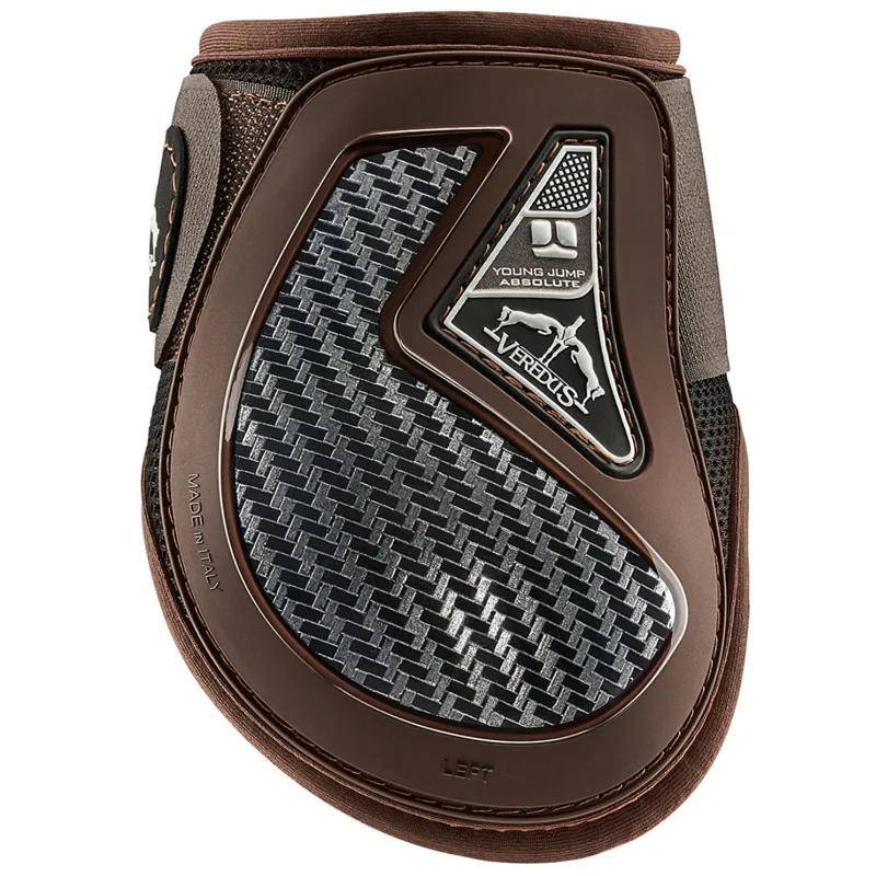 Veredus Carbon Gel Absolute Young Jump Fetlock Boots - Brown