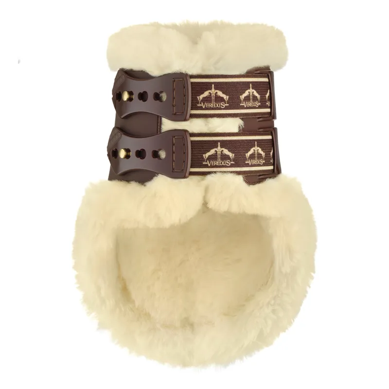 Veredus Carbon Gel Absolute Save The Sheep Fetlock Boots - Brown-1