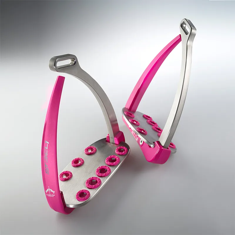 Veredus Vita Steel1 Stirrups - Pink-1