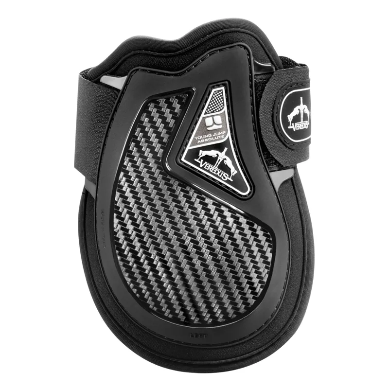 Veredus Young Jump Absolute Carbon Gel MX Rear Fetlock Boots - Black