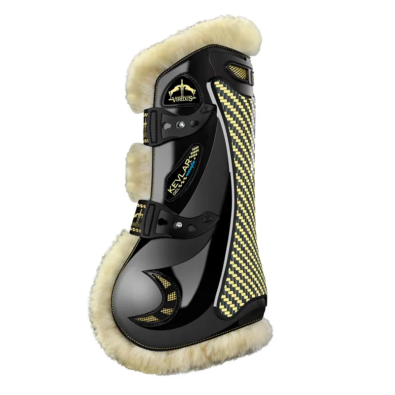 Veredus Kevlar Vento Save The Sheep Front Tendon Boots - Black