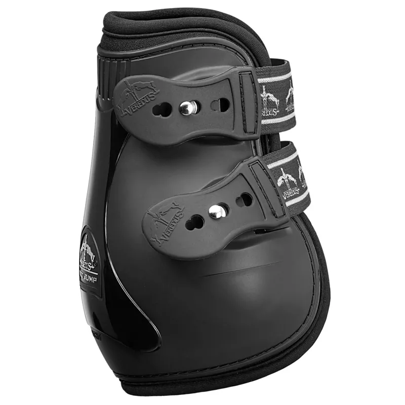 Veredus Pro Jump Elastic Rear Fetlock Boots - Black