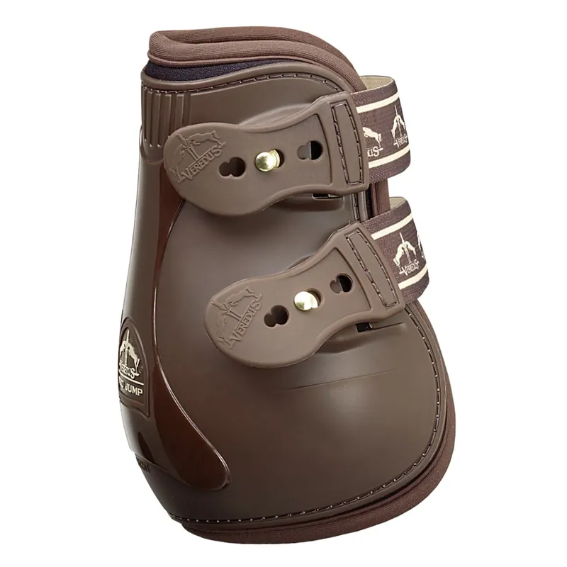 Veredus Pro Jump Elastic Rear Fetlock Boots - Brown