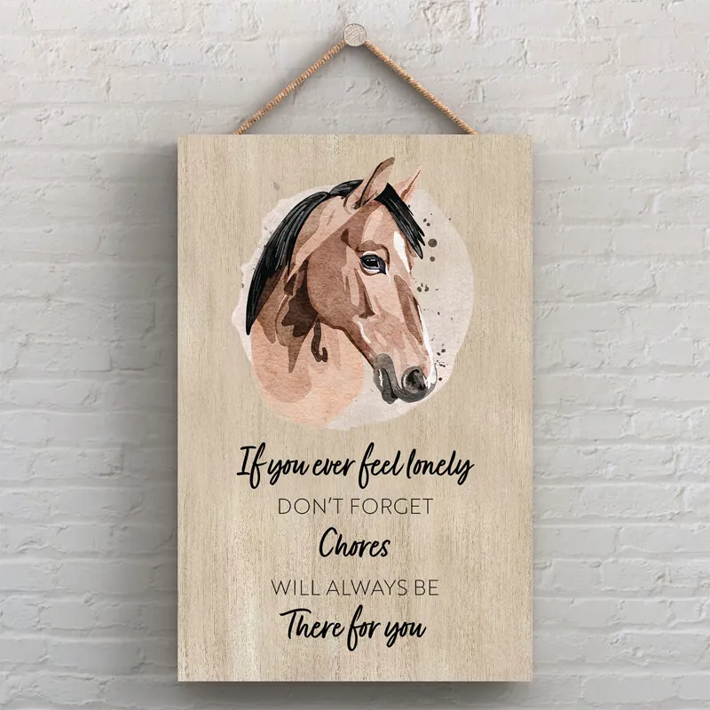 Vivid Squid Rectangle Hanging Plaque - Don't Forget Chores