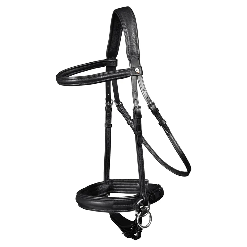 Waldhausen X-Line Supersoft Bitless Bridle with Reins - Black