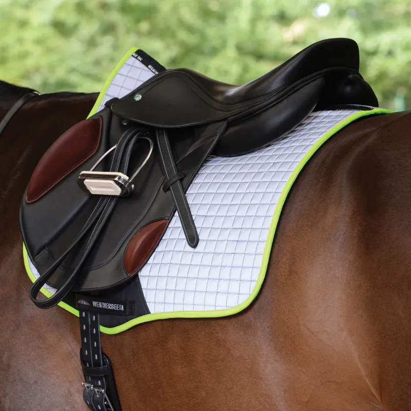 WeatherBeeta Reflective Prime All Purpose Saddlecloth - Silver/Yellow