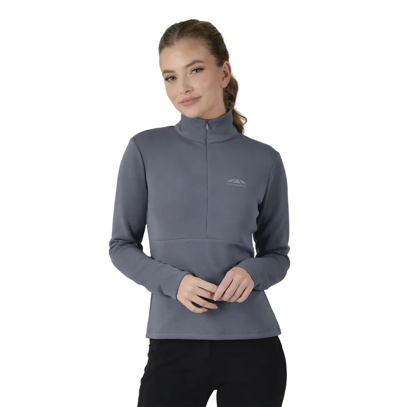 WeatherBeeta Copper Womens Half Zip Long Sleeve Mid Layer Top - Slate