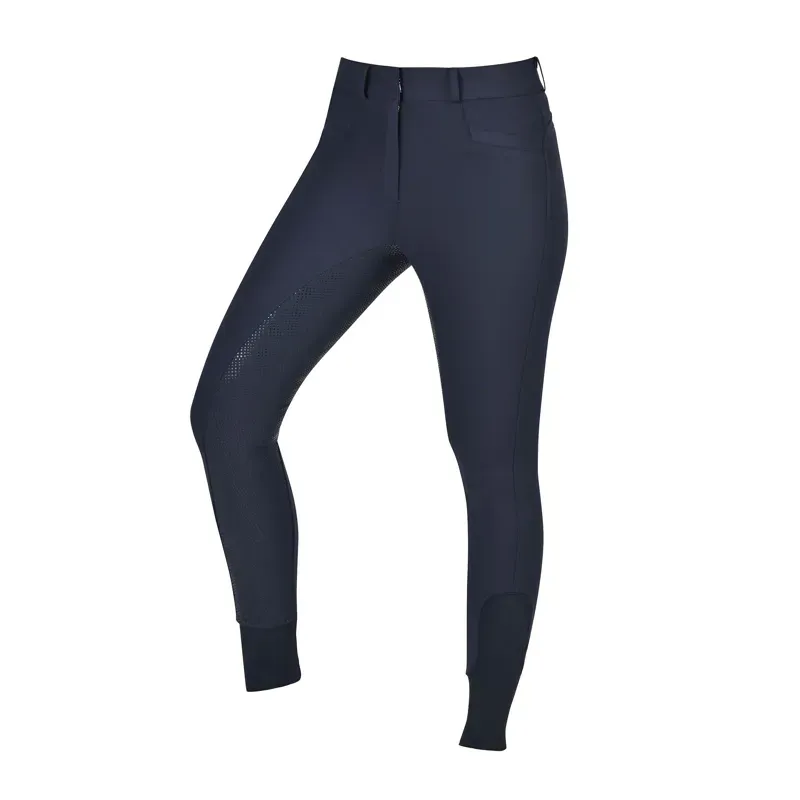 WeatherBeeta Duet Full Grip Womens Breeches  - Ink Blue