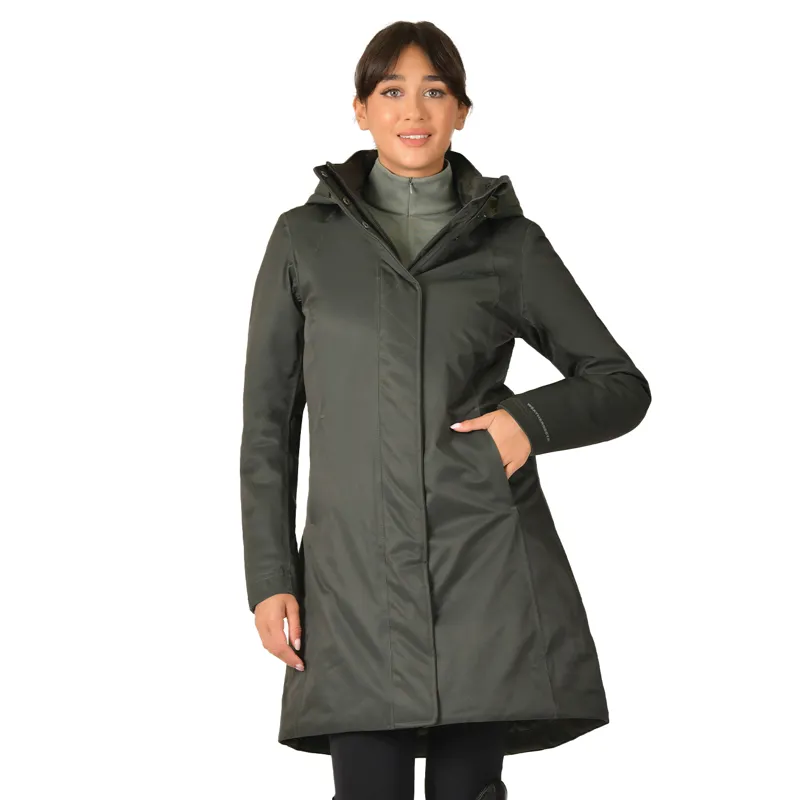 WeatherBeeta All Purpose Womens Waterproof Longline Jacket - Green