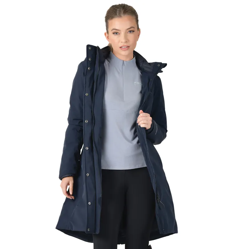 WeatherBeeta All Purpose Womens Waterproof Longline Jacket - Navy-3