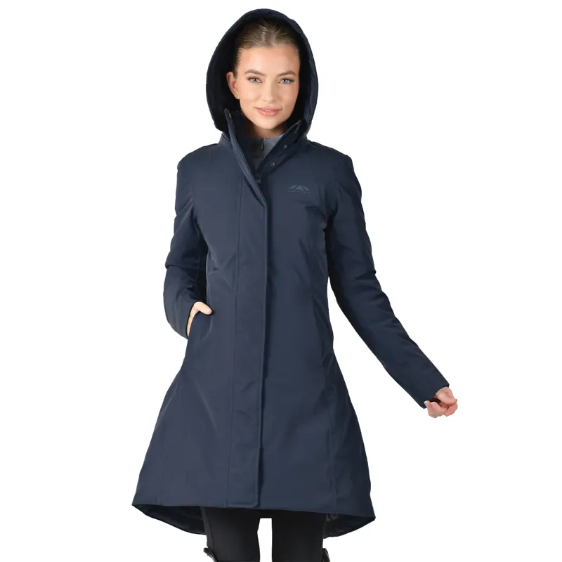 WeatherBeeta All Purpose Womens Waterproof Longline Jacket - Navy-4